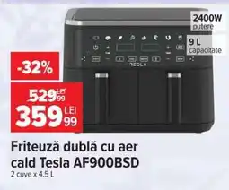 Carrefour Friteuză dublă cu aer cald Tesla AF900BSD Ofertă