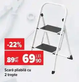 Carrefour Scară pliabilă cu 2 trepte Ofertă