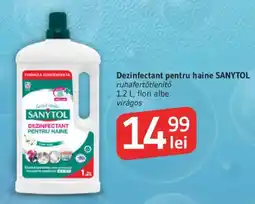 Supeco Sanytol dezinfectant pentru haine Ofertă