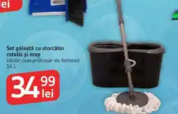 Supeco Set găleată cu storcător rotativ și mop Ofertă
