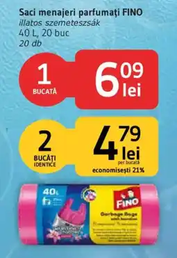 Supeco Fino saci menajeri parfumati Ofertă
