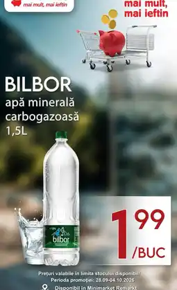 Remarkt Bilbor apă minerală carbogazoasă Ofertă