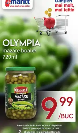 Remarkt Olympia mazăre boabe Ofertă
