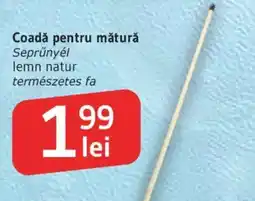 Supeco Coadă pentru mătură Ofertă
