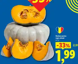Lidl Dovleac pentru copt, rotund Ofertă