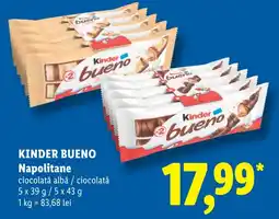 Lidl Kinder bueno Ofertă