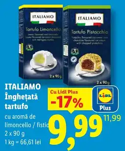 Lidl Itali amo inghetata tartufo Ofertă