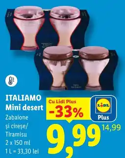 Lidl Itali amo mini desert Ofertă