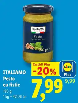 Lidl Italiamo pesto cu fistic Ofertă