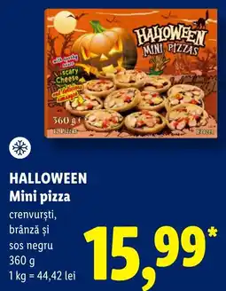 Lidl Halloween mini pizza Ofertă