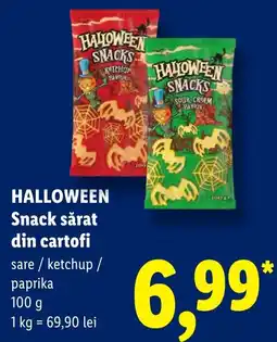 Lidl Halloween Snack sărat din cartofi Ofertă