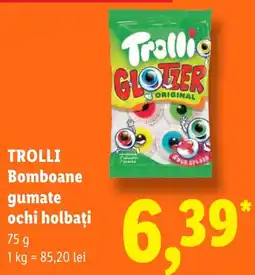 Lidl Trolli bomboane gumate ochi holbați Ofertă