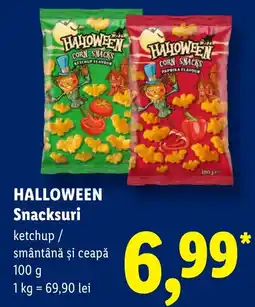 Lidl Halloween snacksuri Ofertă