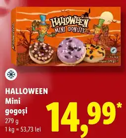 Lidl Halloween mini gogoși Ofertă