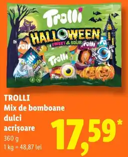 Lidl Trolli mix de bomboane dulci acrîșoare Ofertă