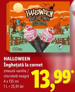 Lidl Halloween înghețată la cornet Ofertă