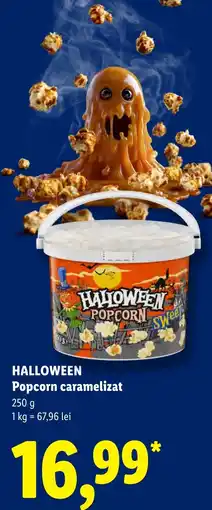 Lidl Halloween popcorn caramelizat Ofertă