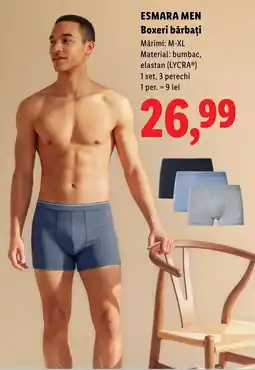 Lidl Esmara men boxeri bărbați Ofertă
