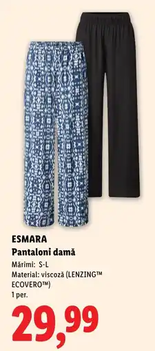 Lidl Esmara pantaloni damă Ofertă