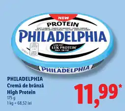 Lidl Philadelphia cremă de brânză high protein Ofertă