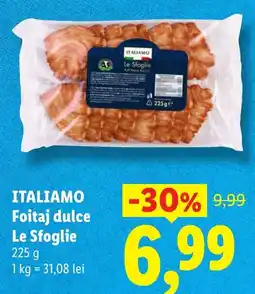 Lidl Italiamo Foitaj dulce Le Sfoglie Ofertă