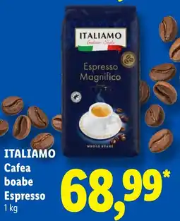 Lidl Itali amo cafea boabe espresso Ofertă