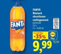 Lidl Fanta băutură răcoritoare carbogazoasă portocale Ofertă