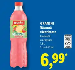 Lidl Granini bautura racoritoare limonada cu capsuni Ofertă