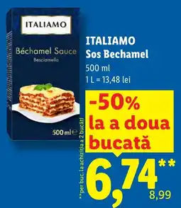 Lidl Itali amo sos bechamel Ofertă
