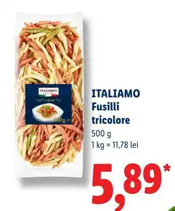 Lidl Italiamo Fusilli Tricolore Ofertă