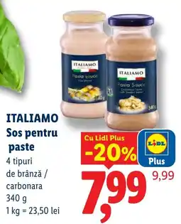 Lidl Itali amo sos pentru paste Ofertă