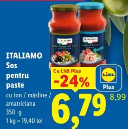 Lidl Itali amo sos pentru paste Ofertă