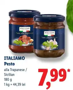 Lidl Italiamo Pesto alla Trapanese / Sicilian Ofertă