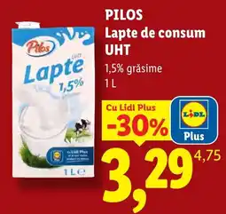 Lidl Pilos Lapte de consum UHT Ofertă