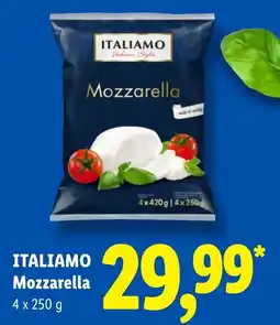 Lidl Itali amo mozzarella Ofertă