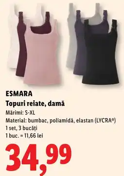 Lidl Esmara topuri reiate, damă Ofertă