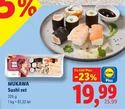 Lidl Mukawa sushi set Ofertă