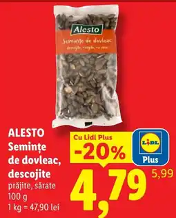 Lidl Alesto Semințe de dovleac, descojite Ofertă