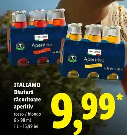 Lidl Italiamo băutură răcoritoare aperitiv Ofertă