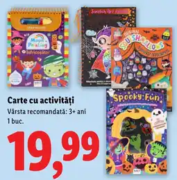 Lidl Carte cu activități Ofertă