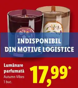Lidl Lumânare parfumată Autumn Vibes Ofertă