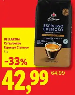 Lidl Bellarom cafea boabe espresso cremoso Ofertă