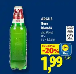Lidl Argus bere blondă Ofertă