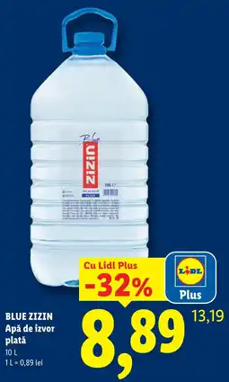 Lidl Blue Zizin Apă de izvor plată Ofertă