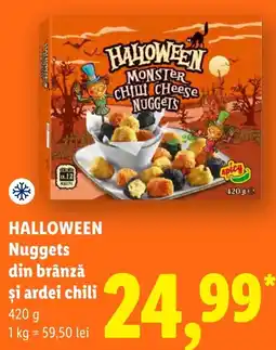Lidl Halloween nuggets din brânză și ardei chili Ofertă