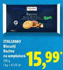 Lidl Italiamo biscuiti bacino cu umplutură Ofertă
