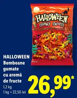 Lidl Halloween bomboane gumate cu aromă de fructe Ofertă