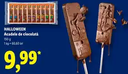 Lidl Halloween acadele de ciocolată Ofertă