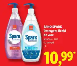 Lidl Sano Spark Detergent lichid de vase Ofertă