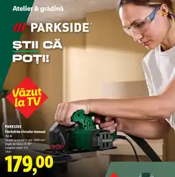 Lidl Parkside fierăstrău circular manual Ofertă